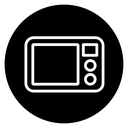 Microwave oven icon