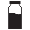 Milk bottle icon