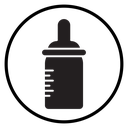Milk bottle icon