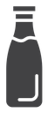 Milk bottle icon