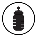 Milk bottle icon