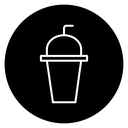 Milk shake icon
