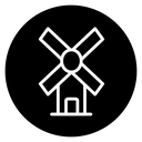 Mill sign icon