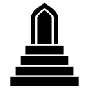 Minbar Black Filled icon