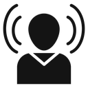 Mind awareness Black Filled icon