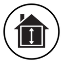 Minimum ceiling heights icon