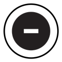 Minus (2) icon