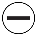 Minus (2) icon