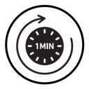 Minute timer icon