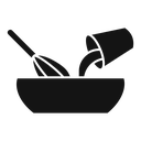 Mixing ingredients icon