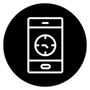Mobile alarm icon