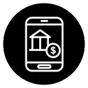 Mobile banking icon