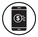Mobile banking icon