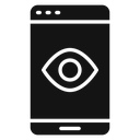 Mobile Eye Black Filled icon