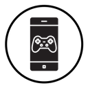 Mobile phone game icon