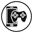Mobile phone game icon