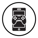 Mobile phone game icon