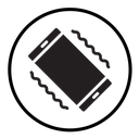 Mobile phone vibrating icon