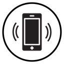 Mobile phone vibrating icon
