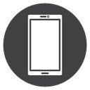 Mobile Black Filled icon