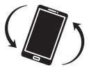 Mobile rotate icon