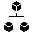 Modules Black Filled icon