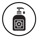 Moisturizing lotion bottle icon