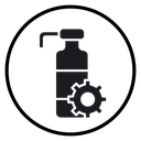 Moisturizing lotion bottle icon