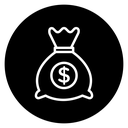 Money bag 2 icon