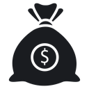 Money bag 3 icon
