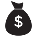 Money bag 5 icon