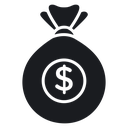 Money bag 6 icon