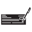 Money check icon