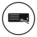 Money check icon