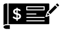 Money Check Pencil icon