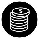 Money coin icon