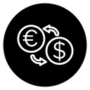 Money exchange icon