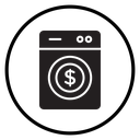 Money laundering icon