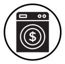 Money laundering icon