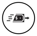 Money transfer icon
