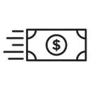 Money transfer icon