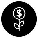 Money tree icon