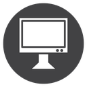 Monitor Power Buttons Black Filled icon