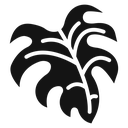 Monstera leaves icon