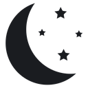 Moon stars 3 icon