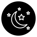Moon stars icon