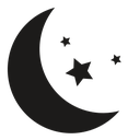 Moon stars icon