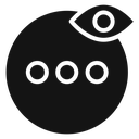 More button Black Filled icon