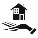 Mortgage loan icon