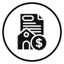 Mortgage loan icon